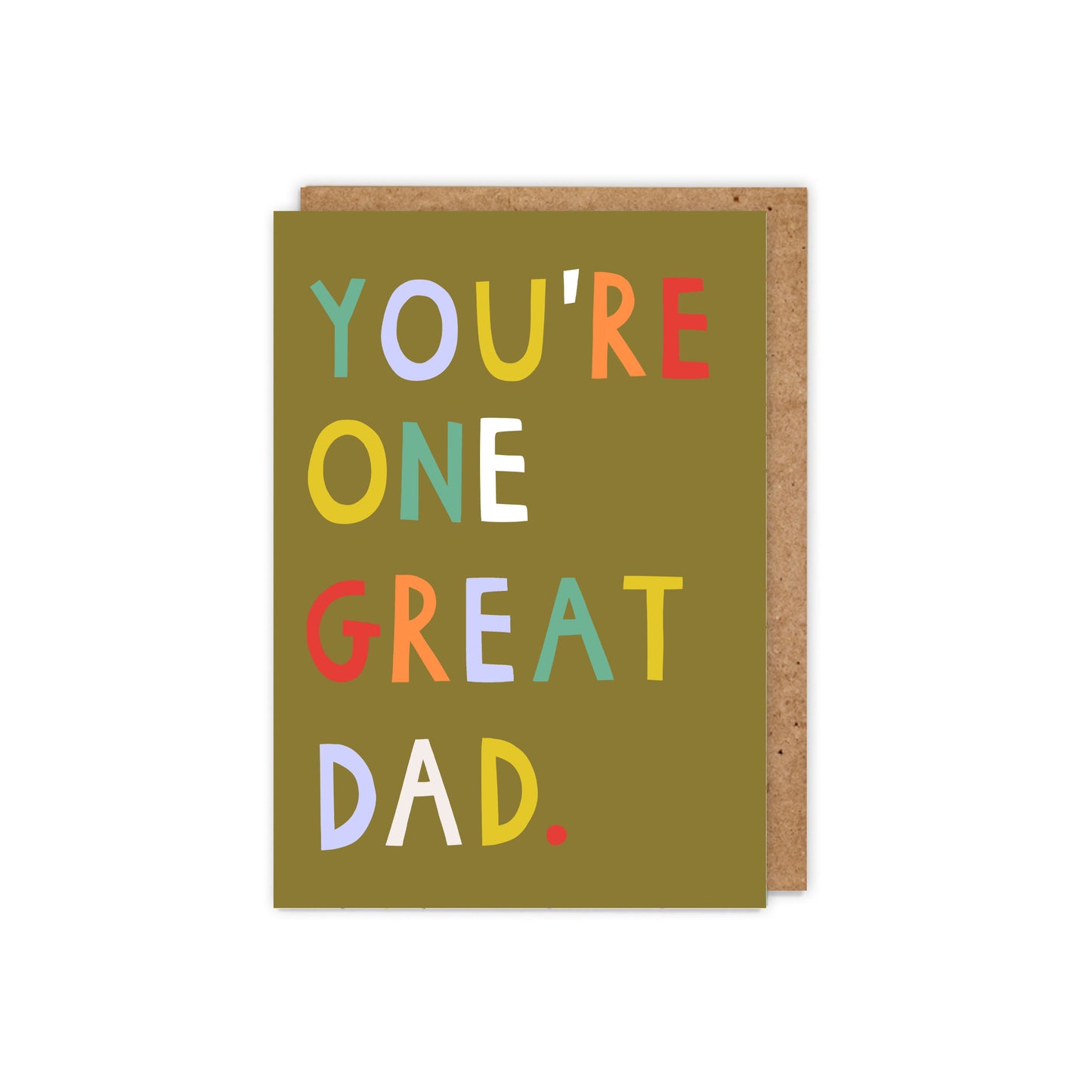 BNB011-Zoe Spry-You're One Great Dad-Card-Big N Bright