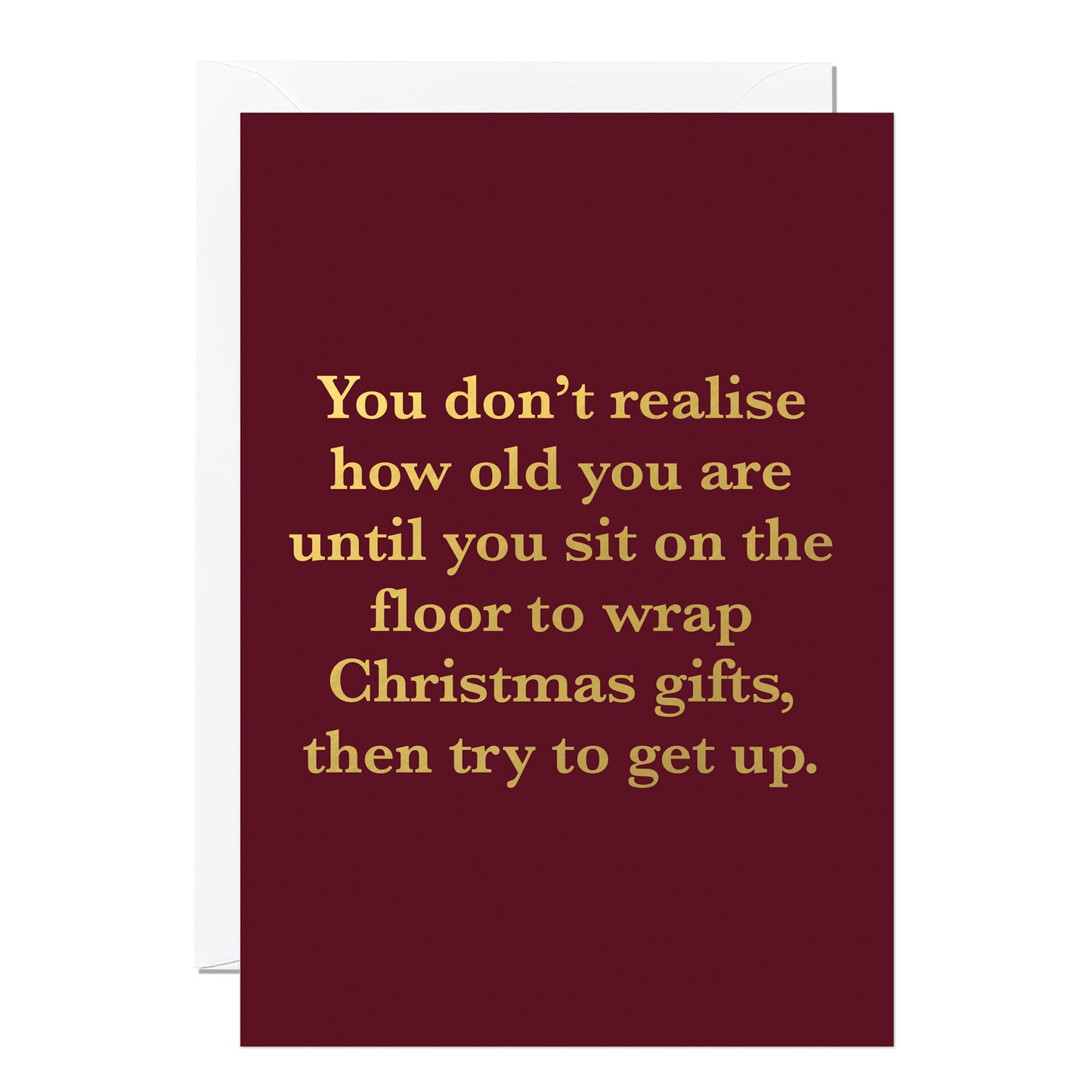 C356-Ricicle Cards-Getting Older-Xmas Card-Christmas Humour