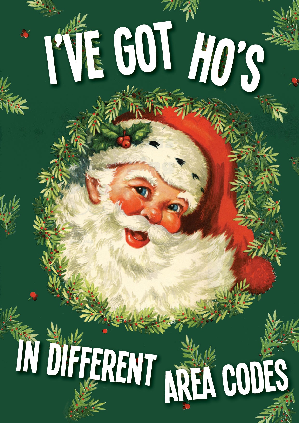 XKMK2005-Kiss Me Kwik-Xkmk 2005 Area Codes-Xmas Card-