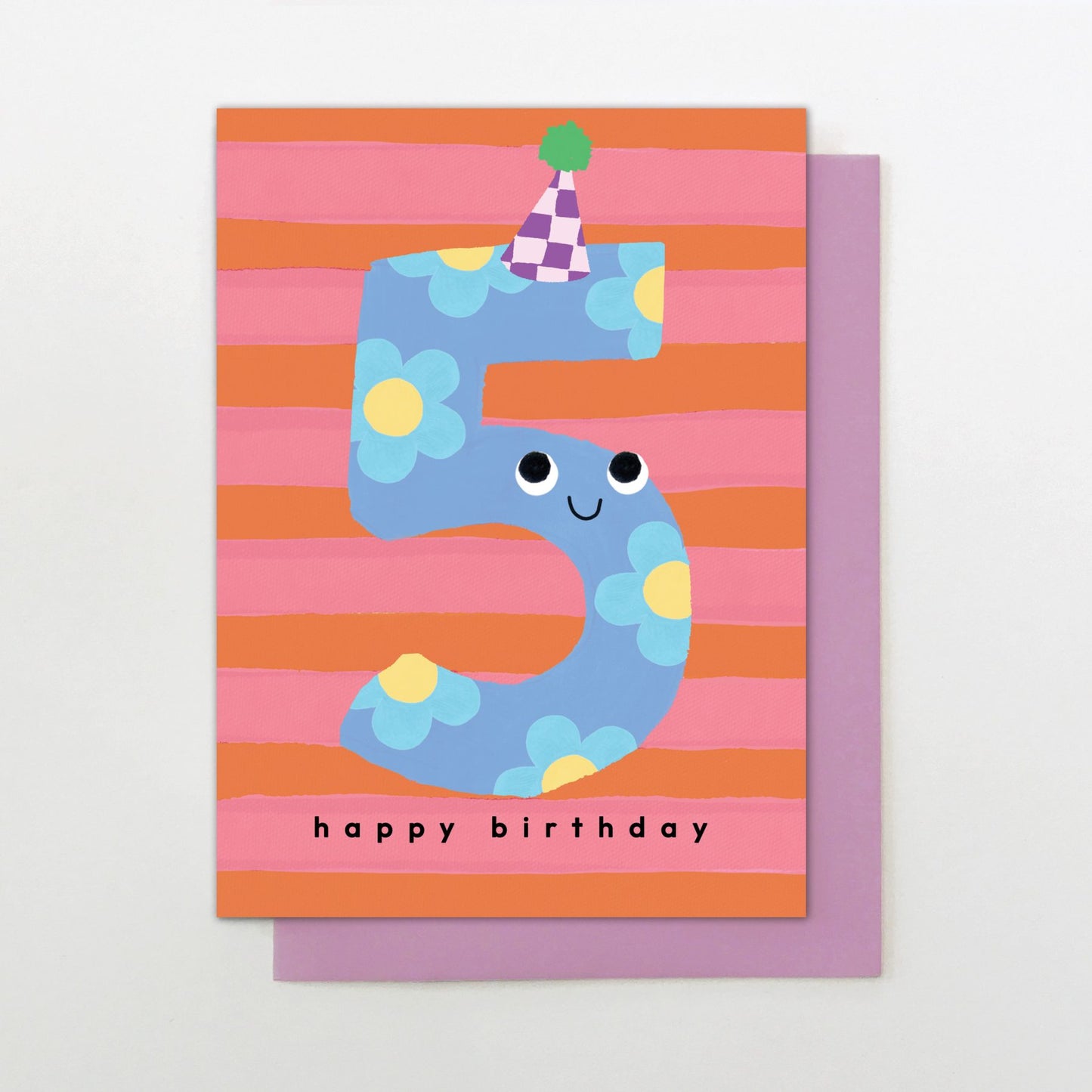 SMI005-Stop The Clock-Girl Age 5-Card-Smilies