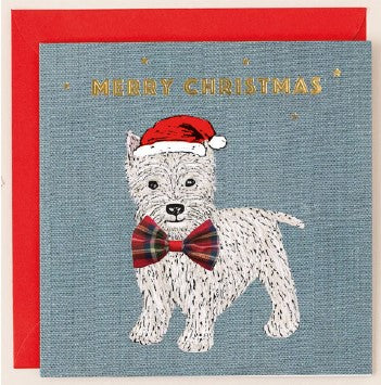 TW031-Apple & Clover-Merry Christmas-Xmas Card-Bow Collections
