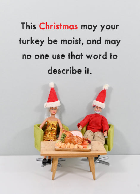JJC078-Bold & Bright-Turkey-Xmas Card-Jeffrey & Janice