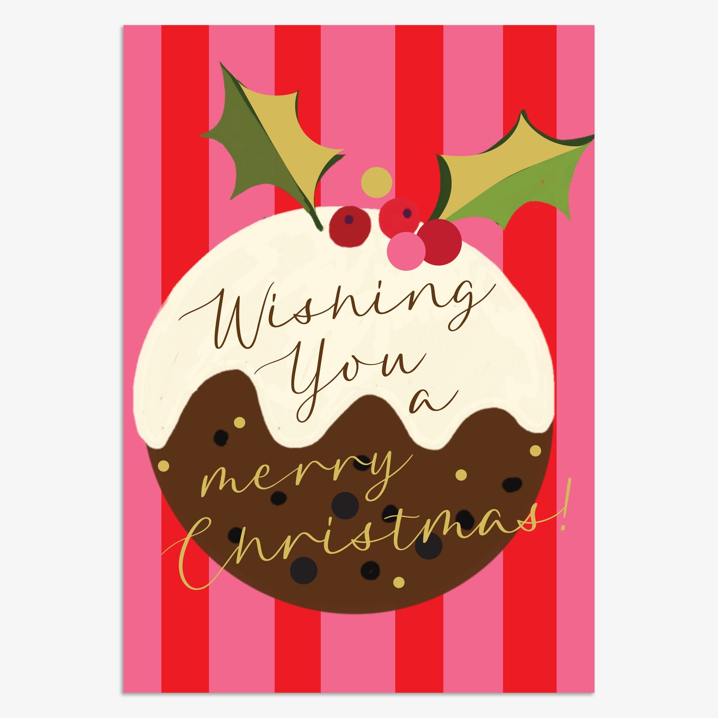 CHX020-Think of Me-Wiching You A Merry Christmas-Xmas Card-Christmas