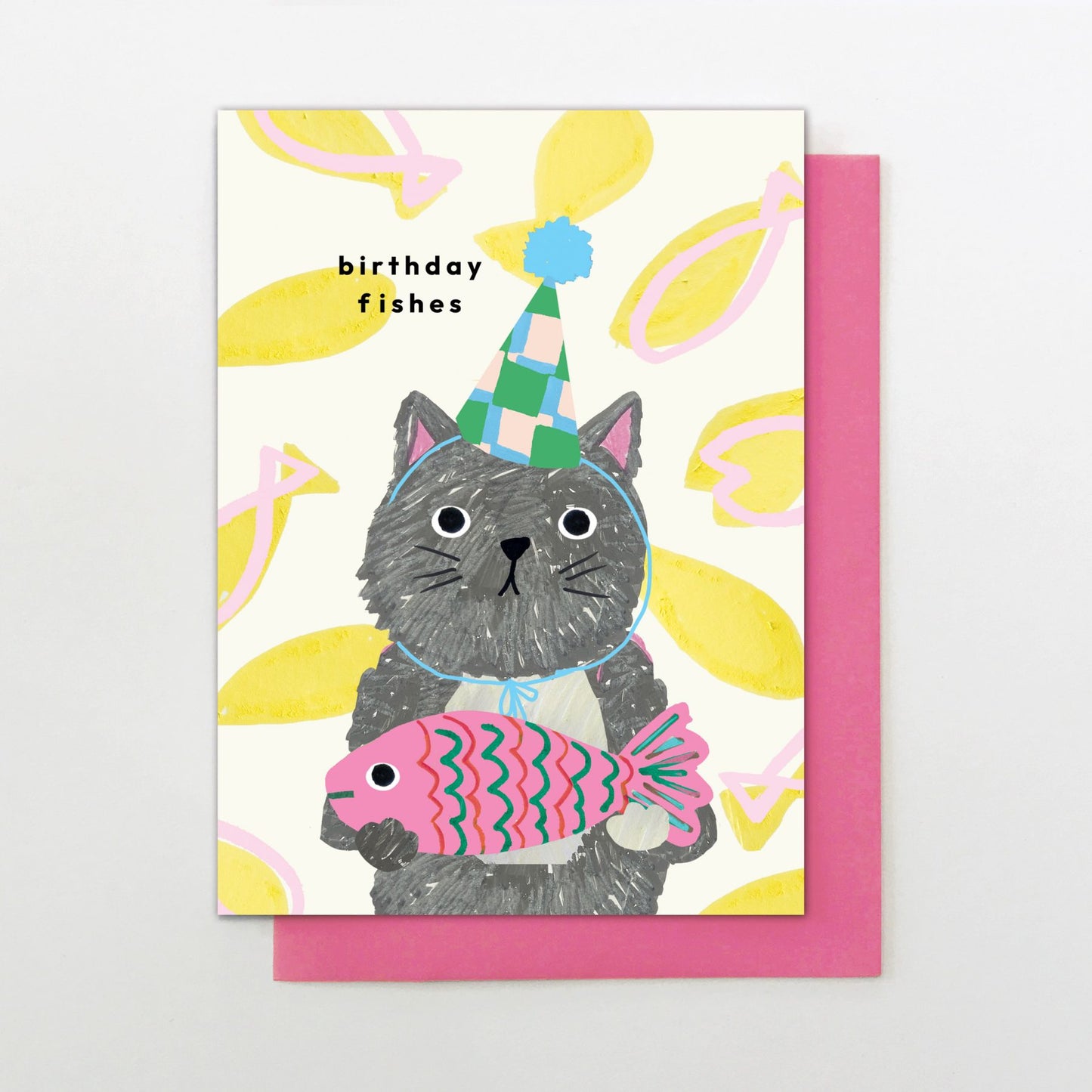 PY009-Stop The Clock-Birthday Fishes-Card-Party Pants