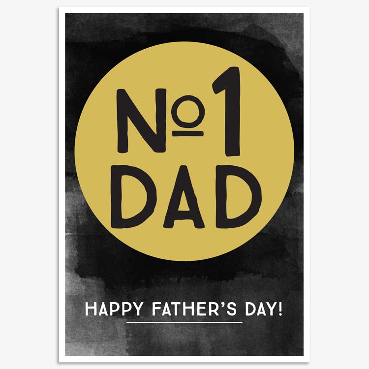 FHO013-Think of Me-No1 Dad-Card-