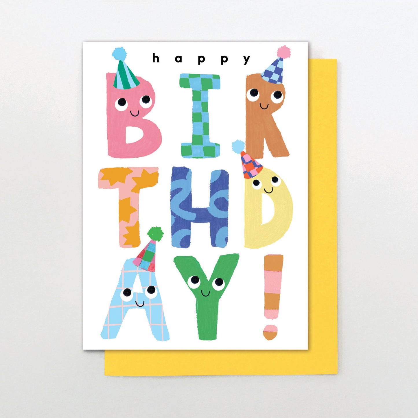 SMI013-Stop The Clock-Smiley Birthday Faces-Card-Smilies