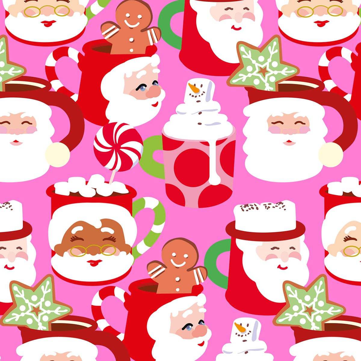 NW092-Noi-Christmas Mugs-Xmas Wrap-Christmas Wrap