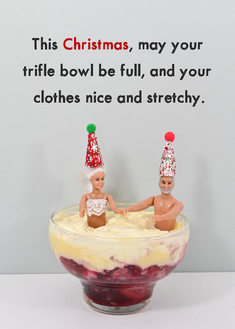 JJC075-Bold & Bright-Trifle-Xmas Card-Jeffrey & Janice