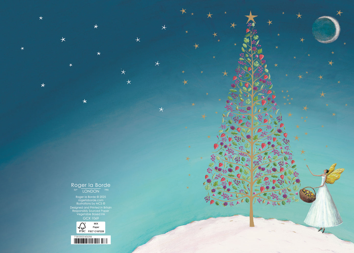 GCX1069-Roger La B-Angelic Antics Greeting Card Single-Xmas Card-Standard Card