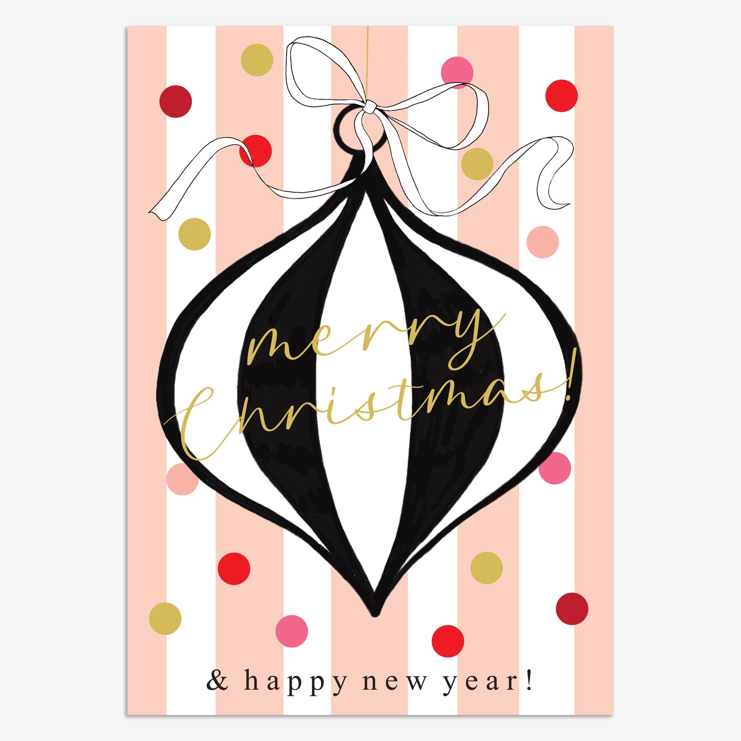 CHX024-Think of Me-Merry Christmas & Happy New Year-Xmas Card-Christmas