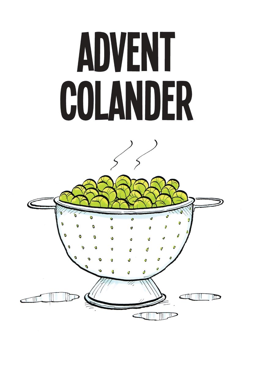 XKMK2301-Kiss Me Kwik-Colander-Xmas Card-
