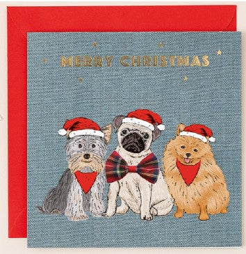 TW040-Apple & Clover-Merry Christmas-Xmas Card-Bow Collections