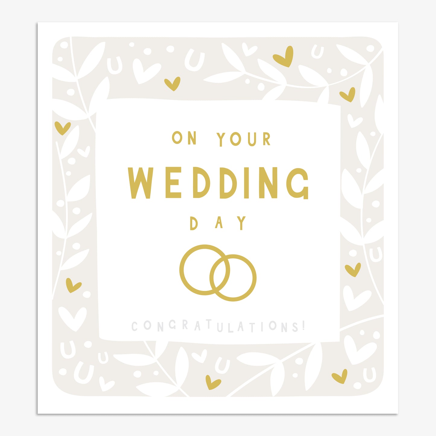 FIZ120-Think of Me-On Your Wedding Day-Card-Fizz