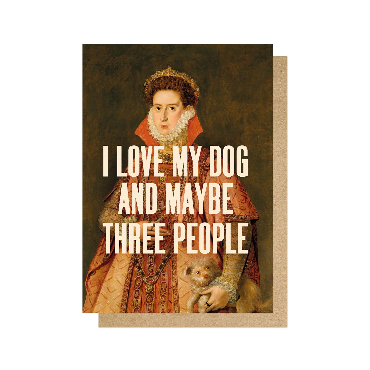 OHFINE002C-East End Prints-I Love My Dog-Card-Oh Fine! Art