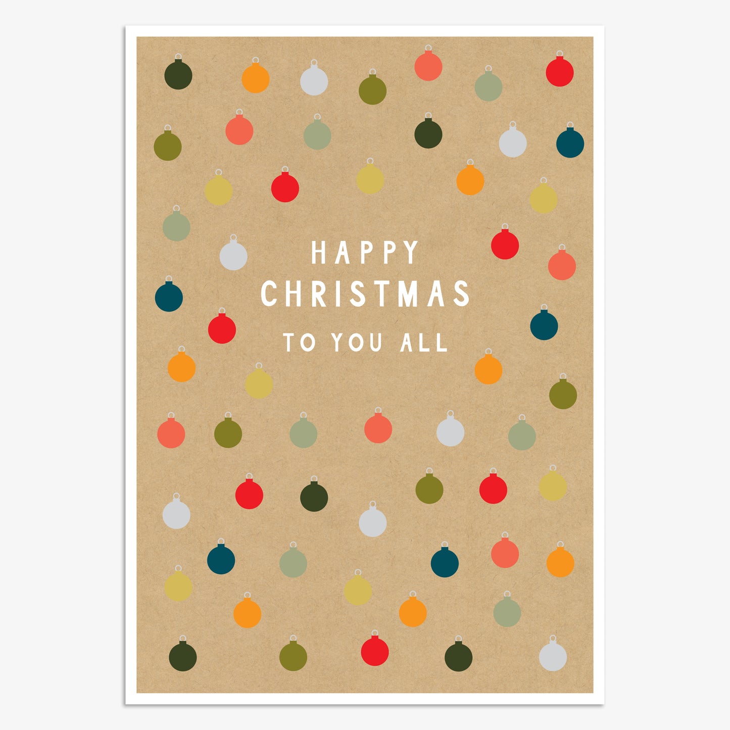HJX015-Think of Me-To You All-Xmas Card-Holly Jolly