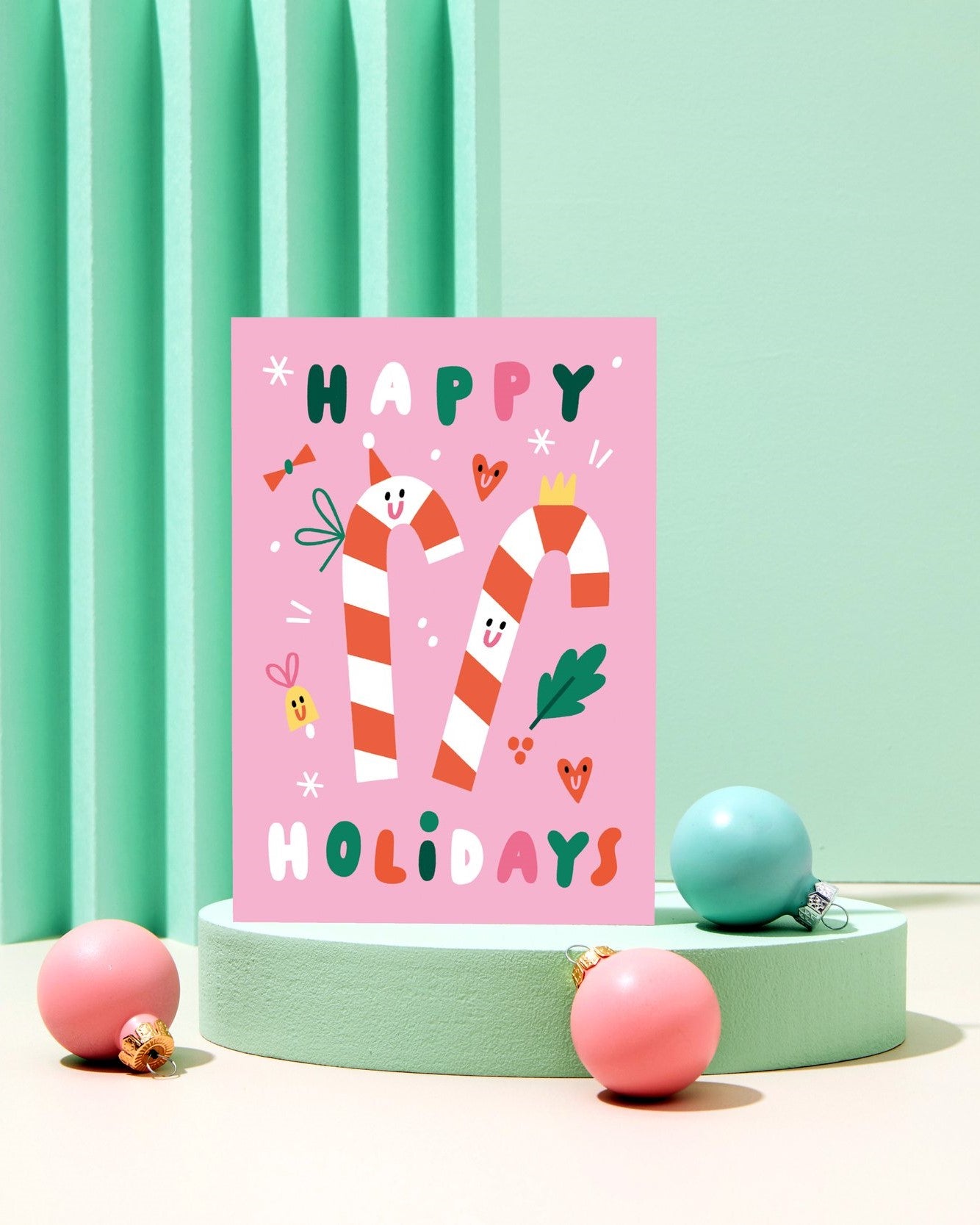 RC415-Rumble Cards-Happy Holidays-Xmas Card-