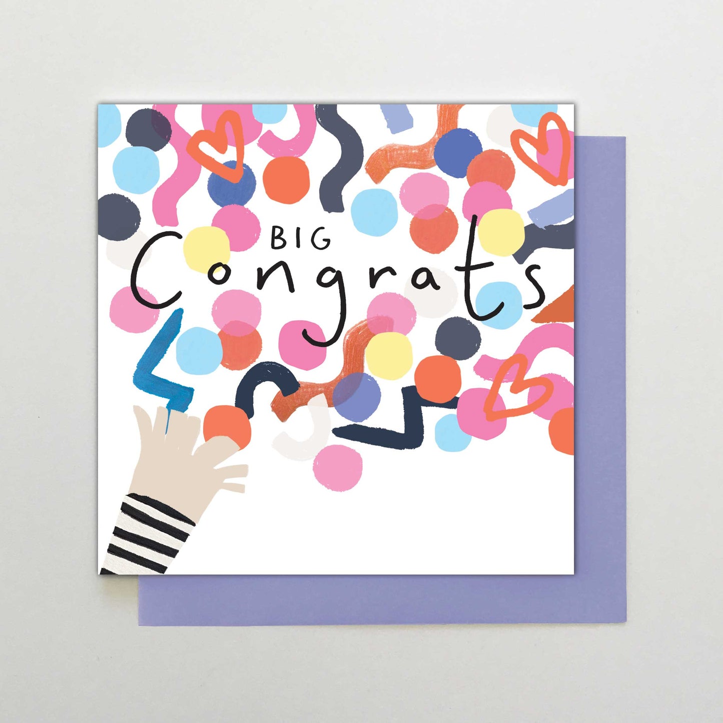 HA063-Stop The Clock-Big�Congrats�Popper-Card-Happy Days