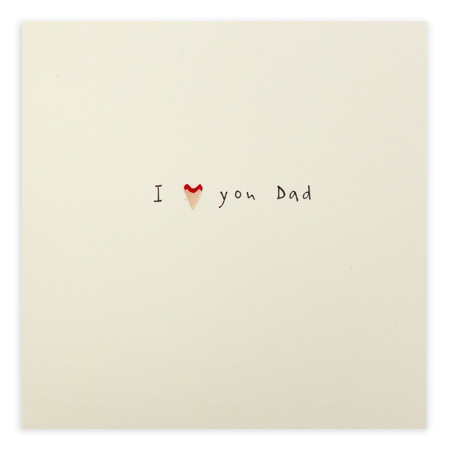 (091)PSCFDL-Ruth Jackson-Father'S Day 'Love You'-Card-