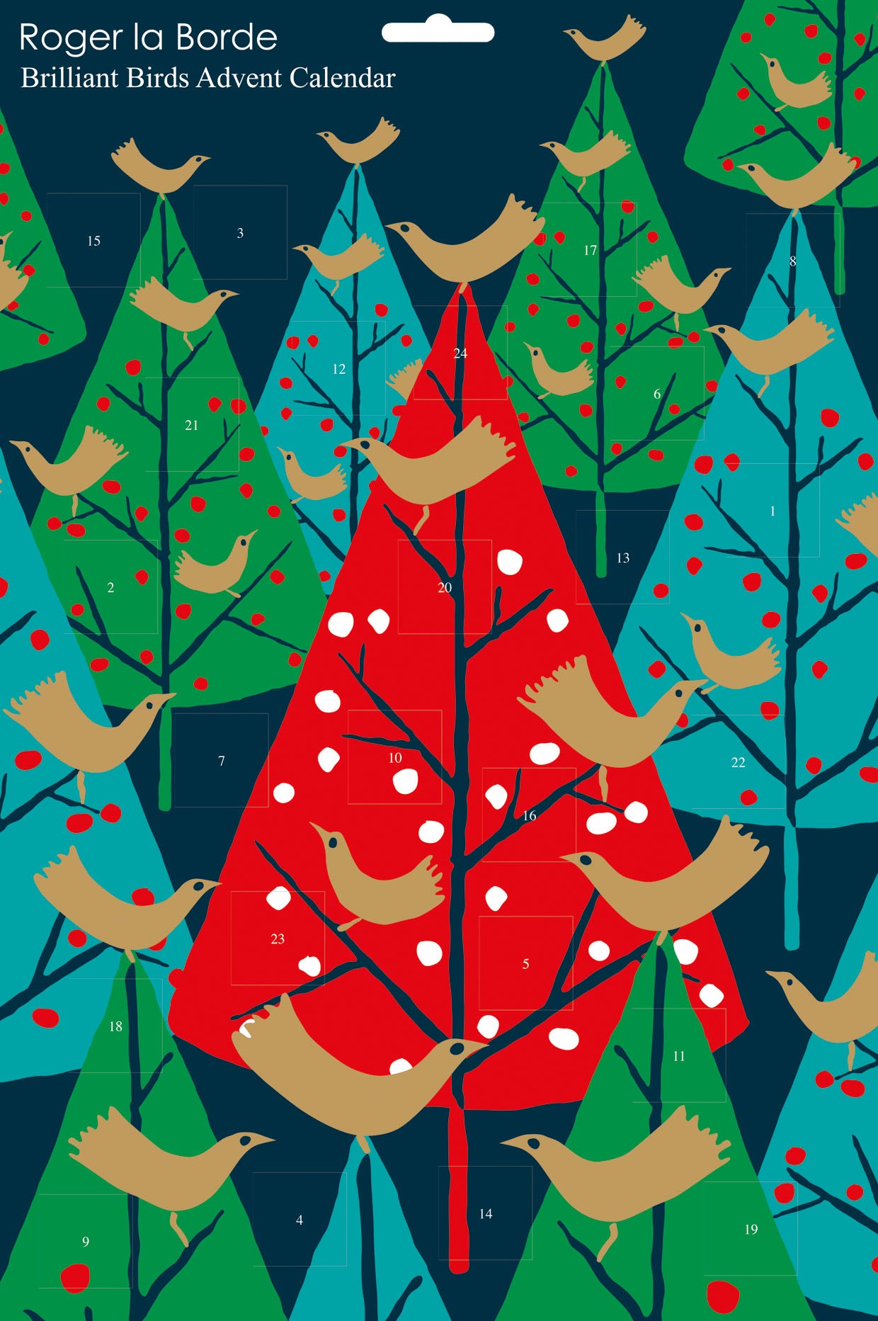 AC080-Roger La B-Brilliant Birds Advent Calendar-Xmas Calendar-Brilliant Birds