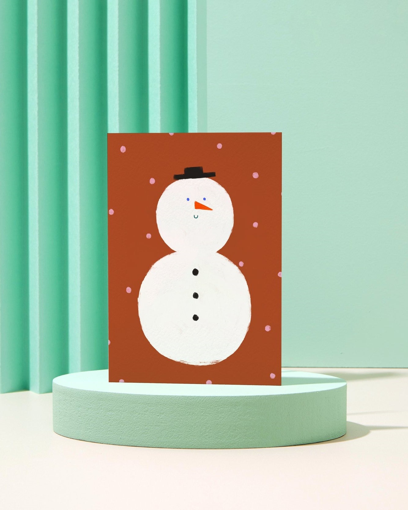RC409-Rumble Cards-Snowman-Xmas Card-