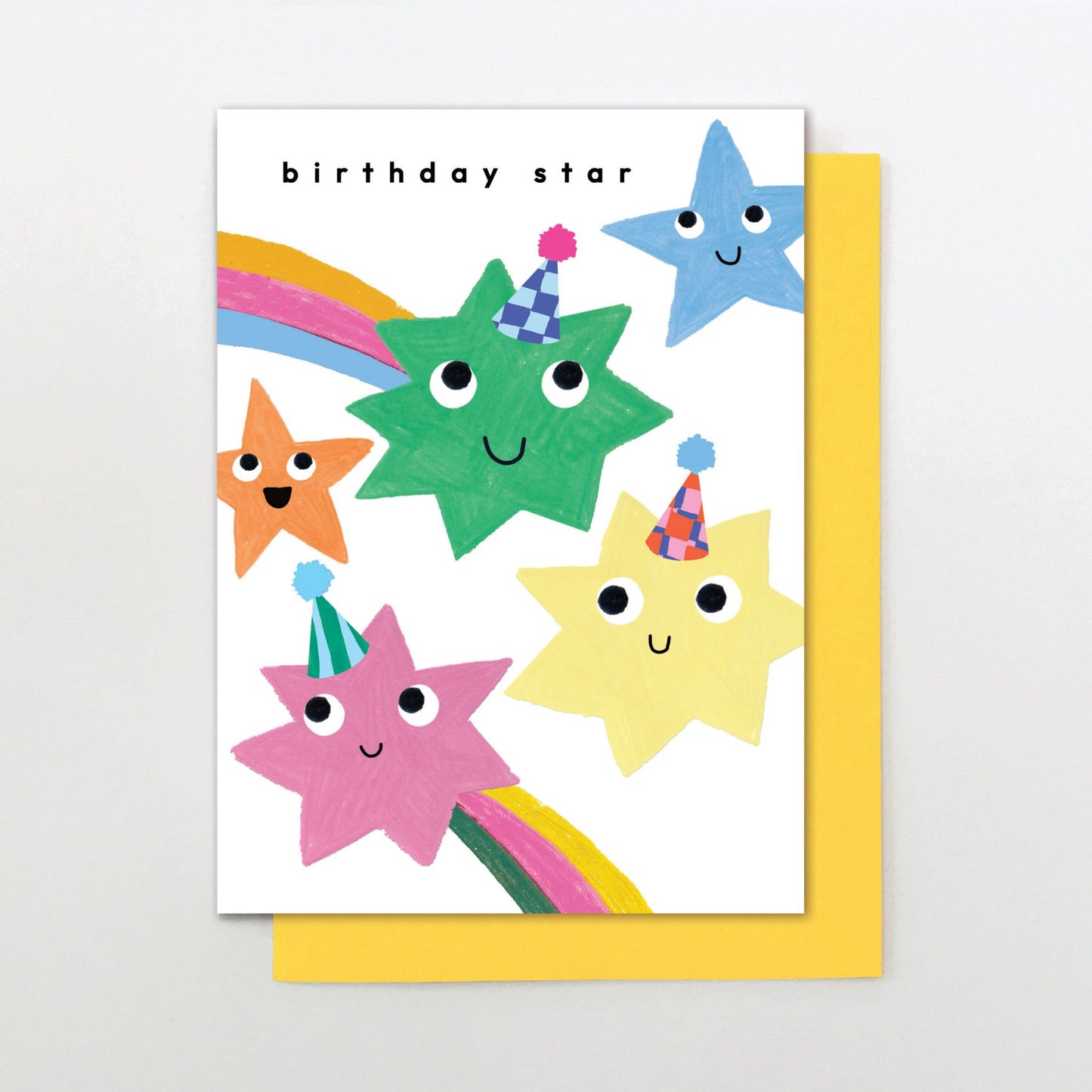 SMI014-Stop The Clock-Happy Birthday�Stars-Card-Smilies