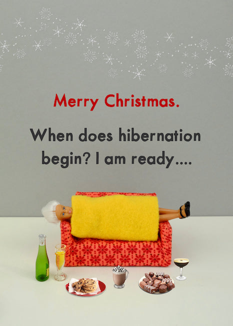 JJC066-Bold & Bright-Hibernation-Xmas Card-Jeffrey & Janice