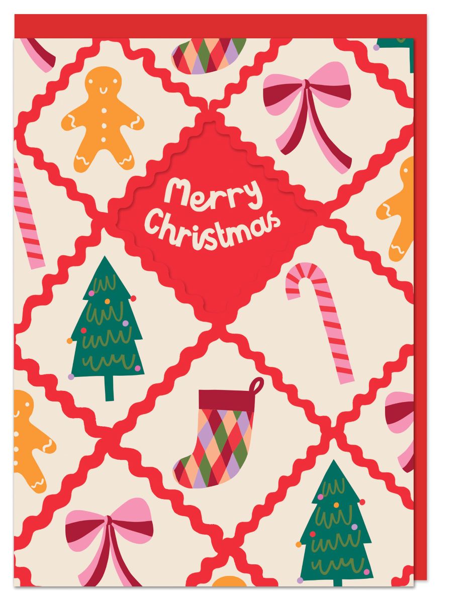 SWL011-Raspberry Blossom-Xmas Card-Sweet Life
