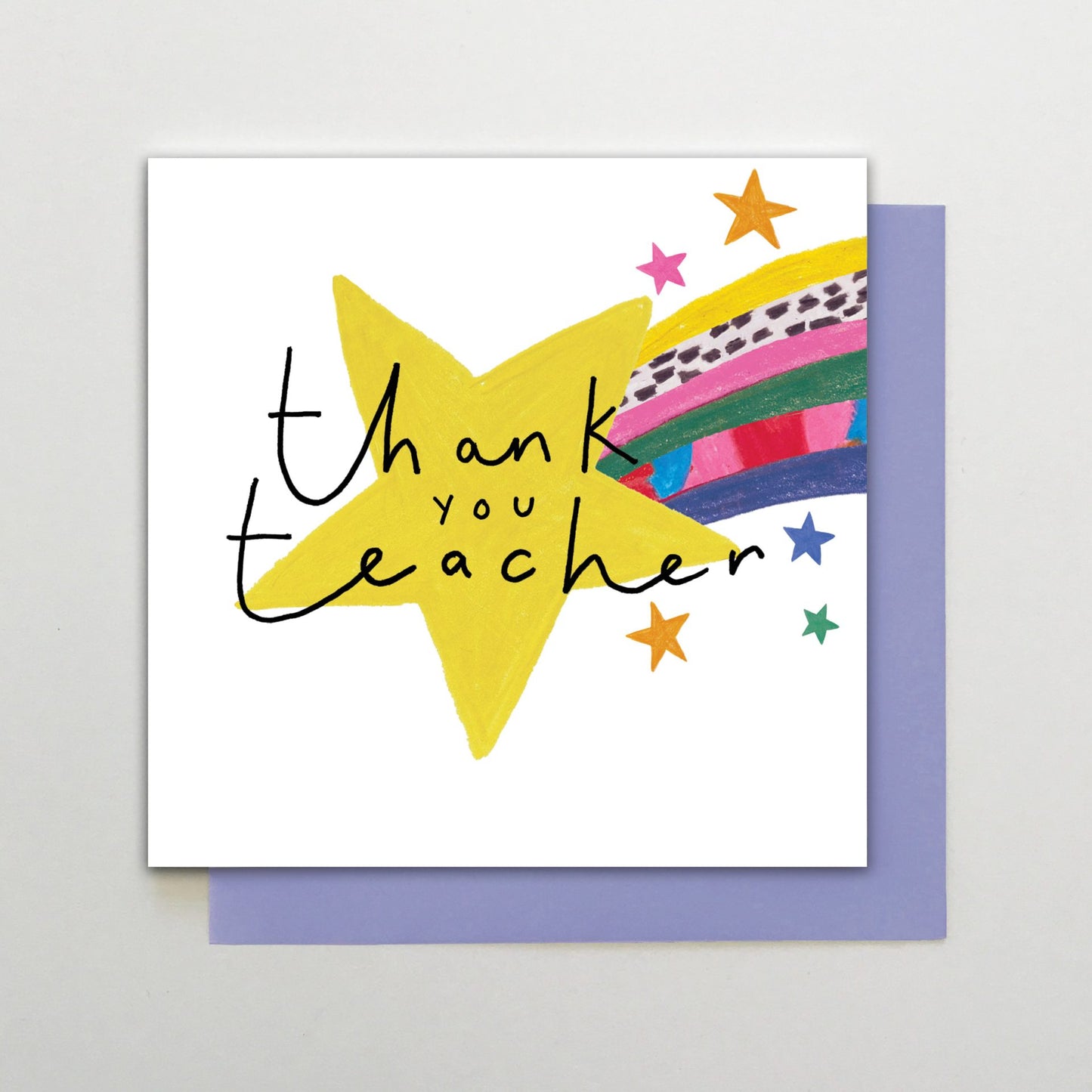 HA027-Stop The Clock-Thank You Teacher Star-Card-Happy Days