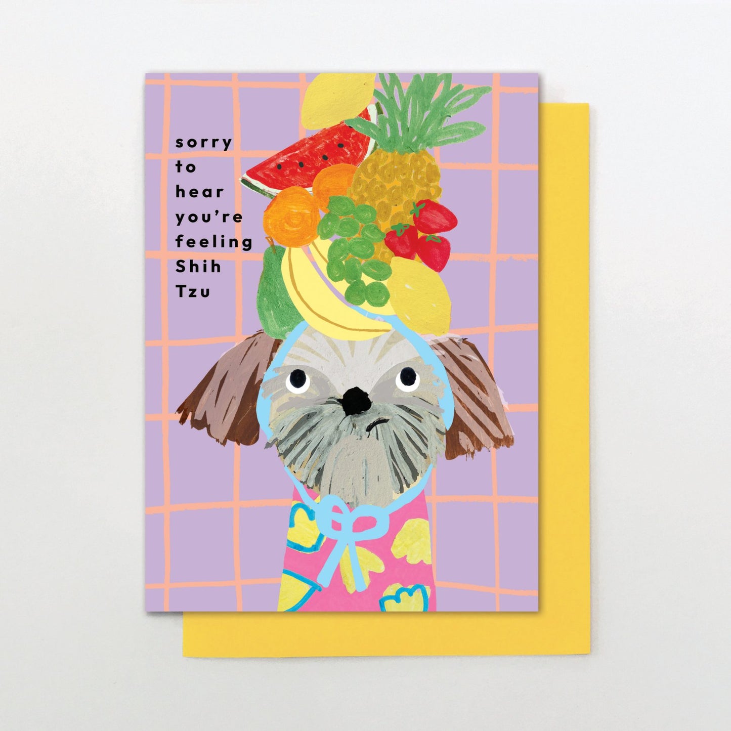 PY024-Stop The Clock-Feeling Shih Tzu-Card-Party Pants