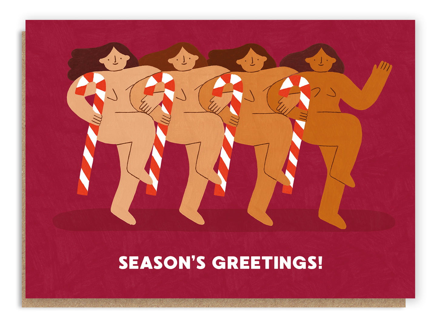 ELEXMAS008-Stormy Knight-Candy Cane-Xmas Card-