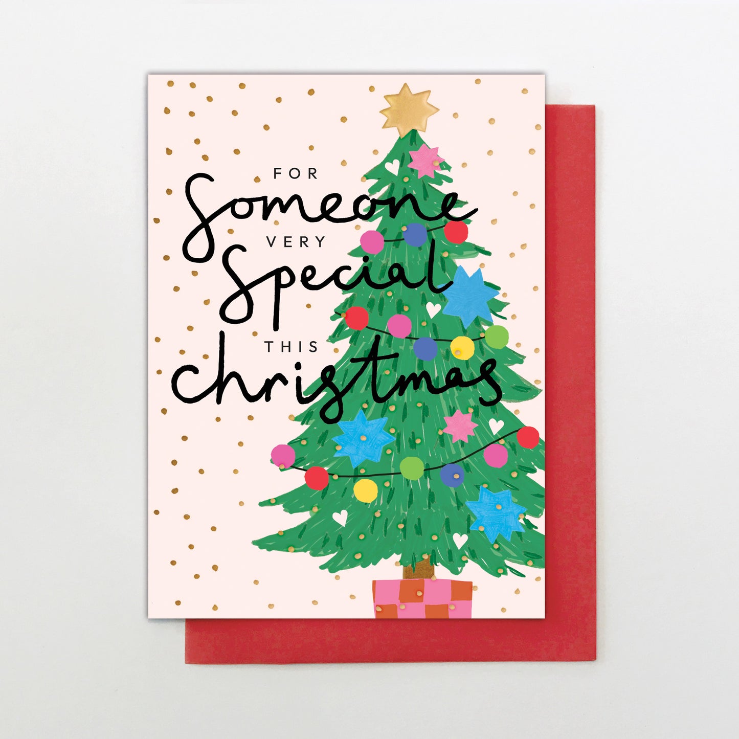HC021-Stop The Clock-Card- Someone Special Xmas Tree-Xmas Card-Happy Christmas