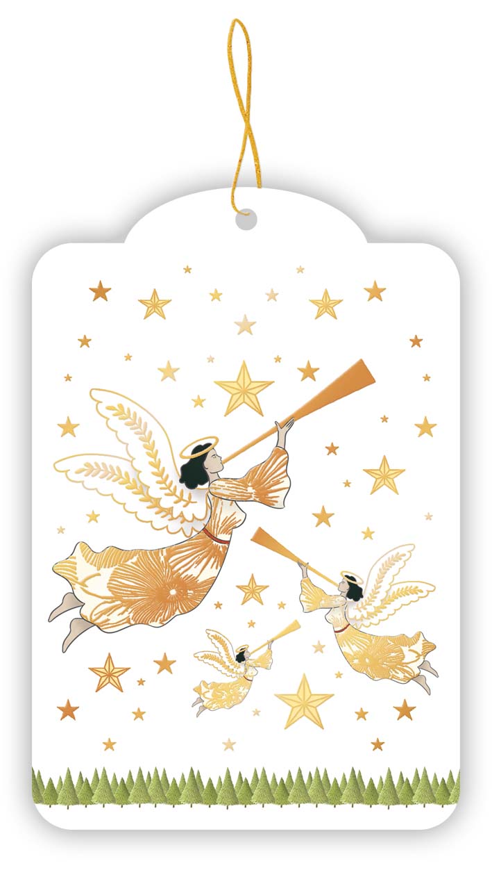 0852-Quire-Angels-Xmas Gift Tags-Gift Tag 5 Pack