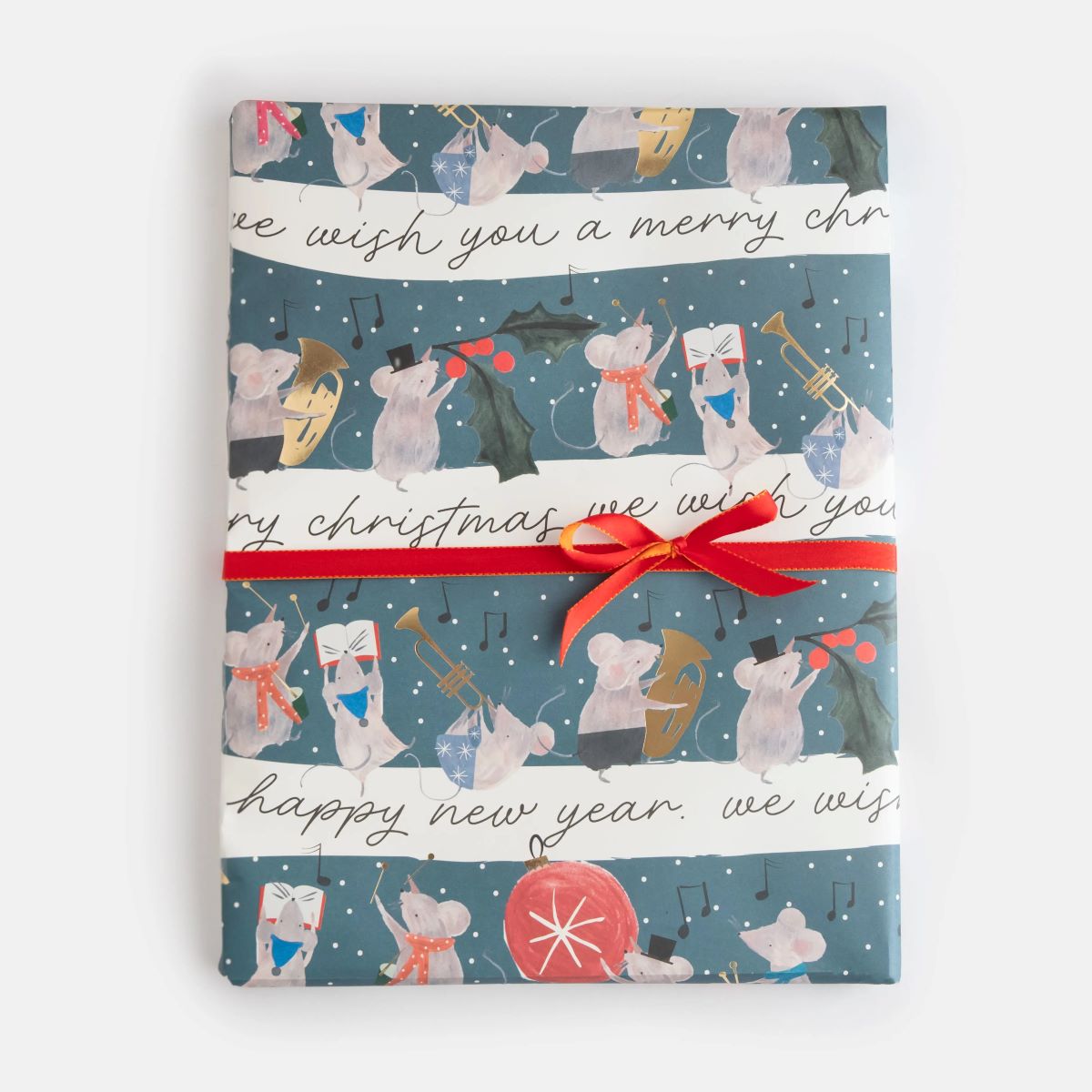 GXL386-Caroline G-Merry Christmas Musical Mice-Xmas Wrap-