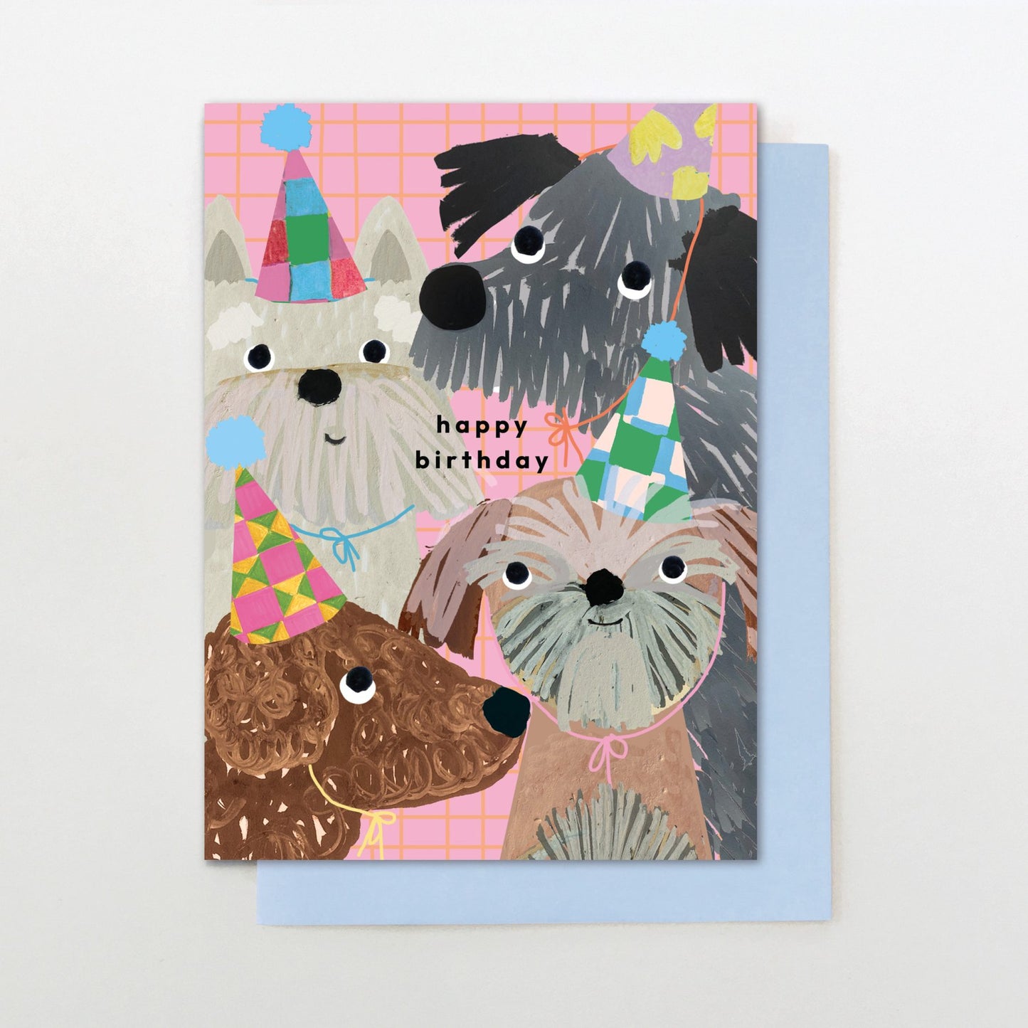 PY006-Stop The Clock-Birthday Dogs-Card-Party Pants