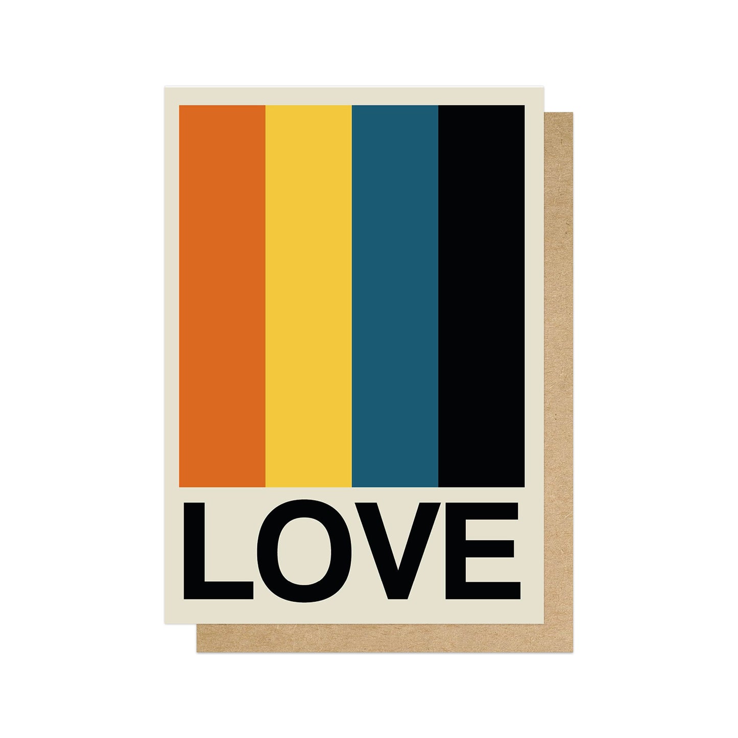 FRACOL017C-East End Prints-Love Stripes-Card-Frances Collett
