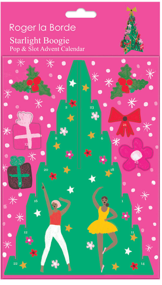 POPAS504-Roger La B-Starlight Boogie Petite Pop & Slot 3D Advent-Xmas Calendar-Starlight Boogie