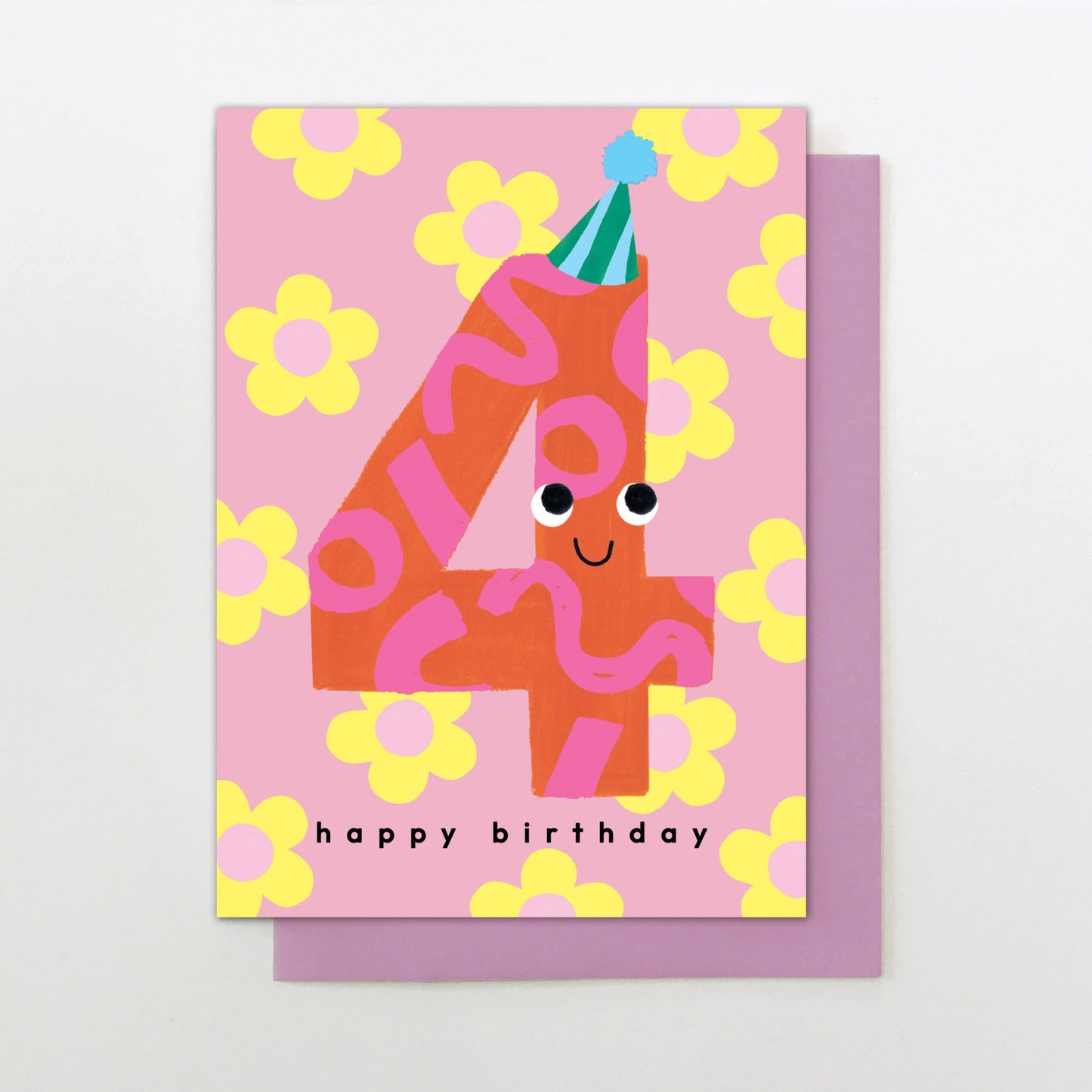 SMI004-Stop The Clock-Girl Age 4-Card-Smilies