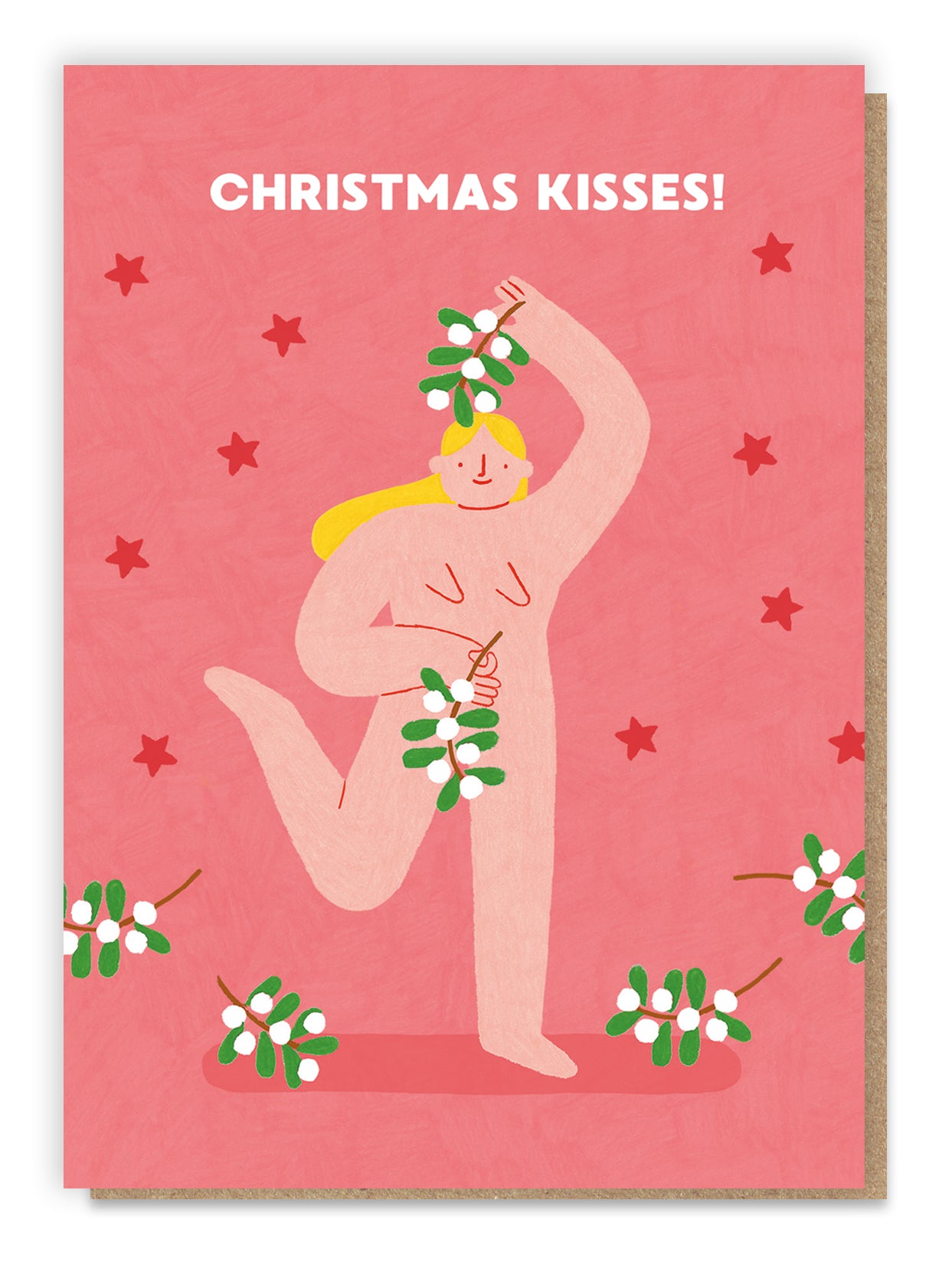 ELEXMAS007-Stormy Knight-Christmas Kisses-Xmas Card-