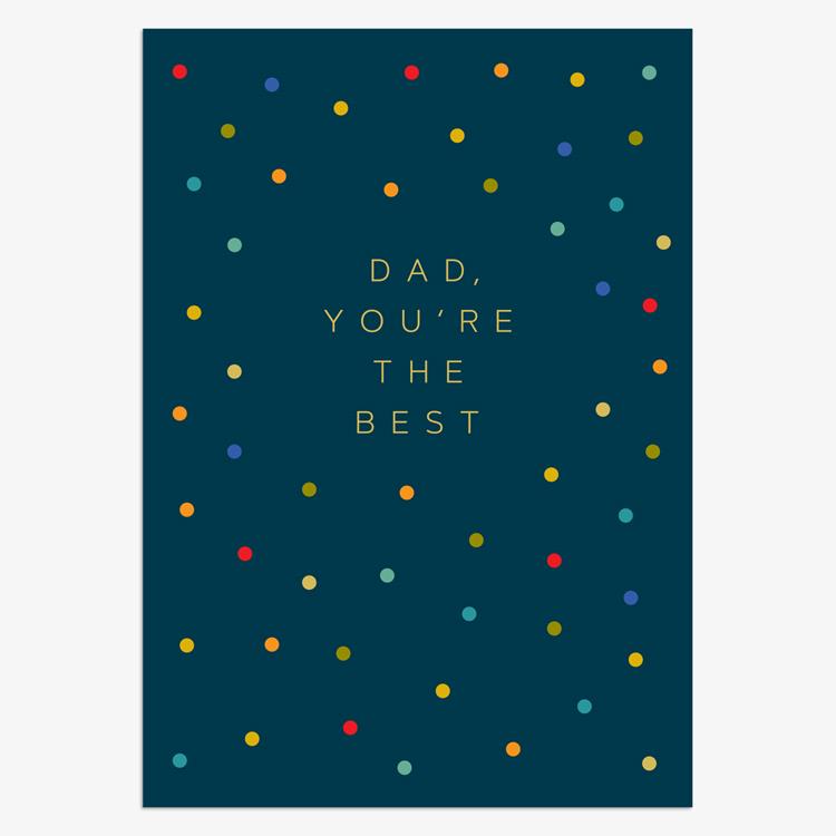 FDR003-Think of Me-Dad Youre The Best-Card-