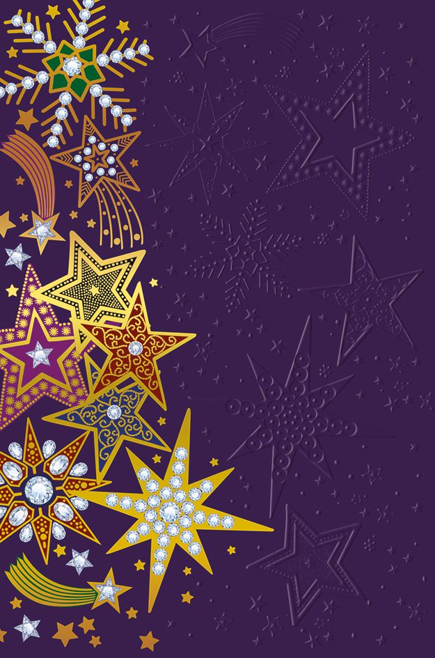 9959900047-Editor Groupe-Star Tree-Xmas Card-A Vos Voeux Merveilleux