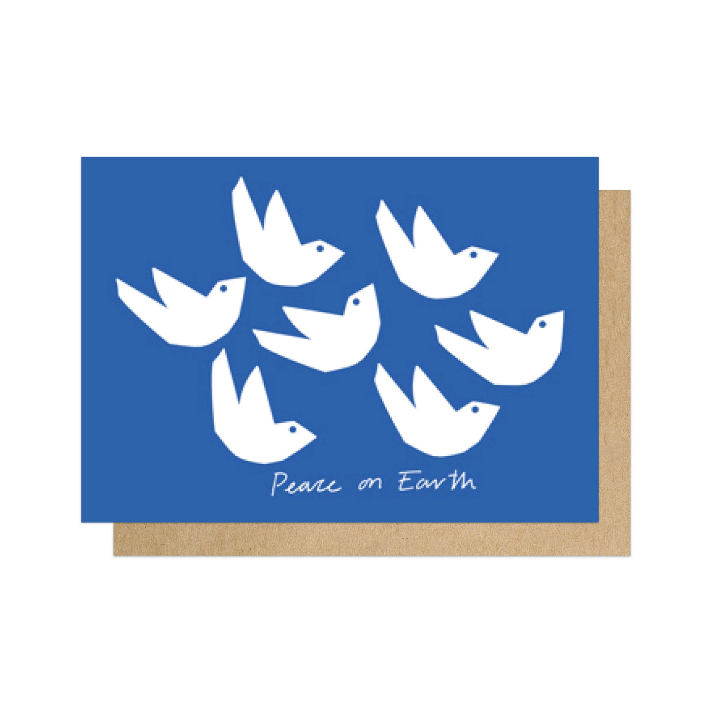 MARWAL079C-East End Prints-Peace On Earth-Xmas Card-Marcus Walters