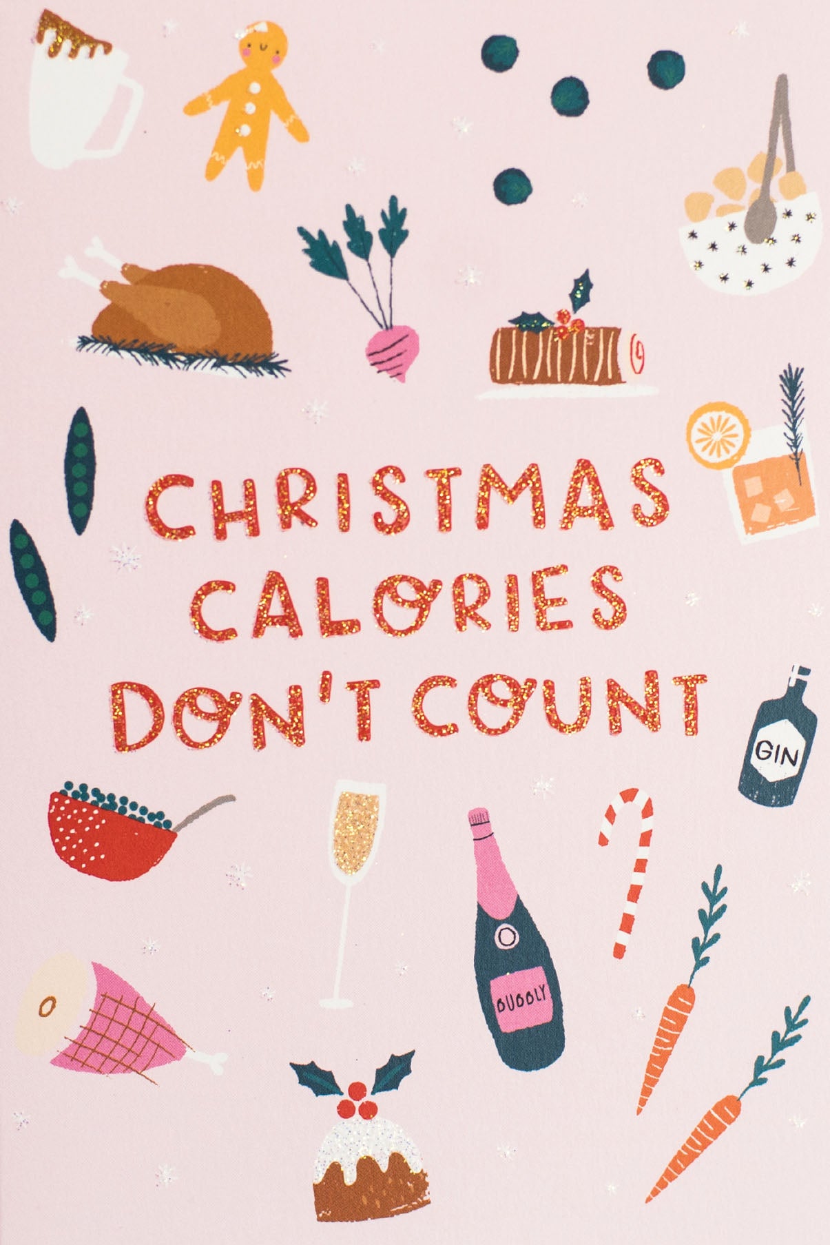 XCA01K-Meraki-Christmas Calories-Xmas Card-Candy Cane