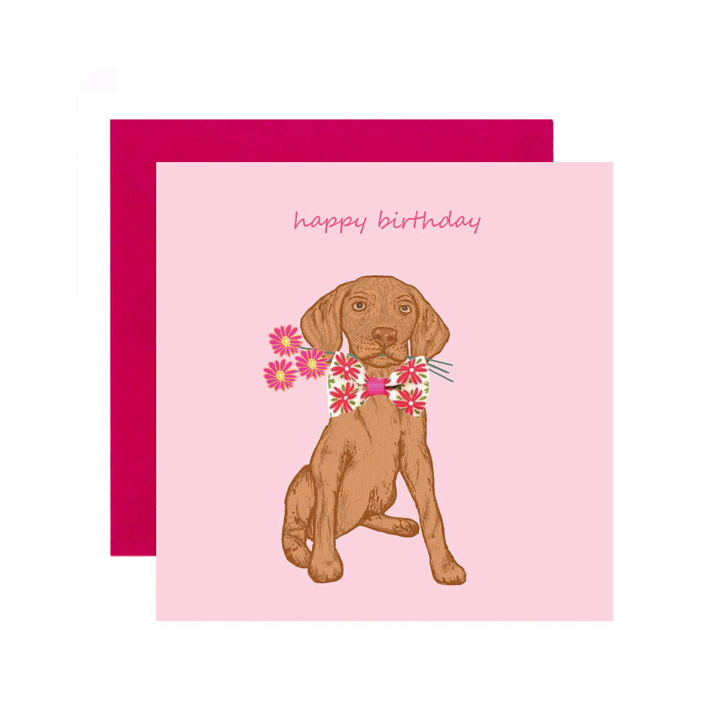 BL011-Apple & Clover-Vizsla-Card-Blossom & Lagoon