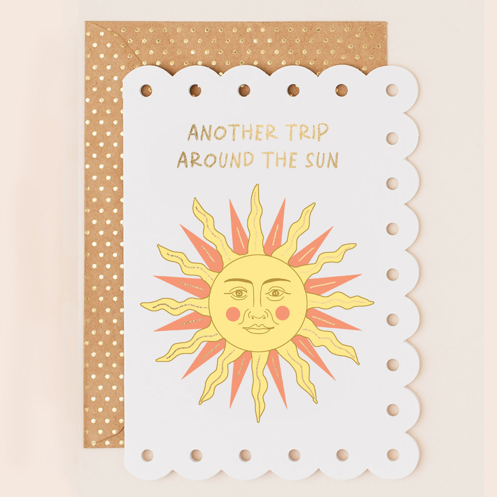 BR034-Apple & Clover-Thank You Card With Flowers-Card-Broderie