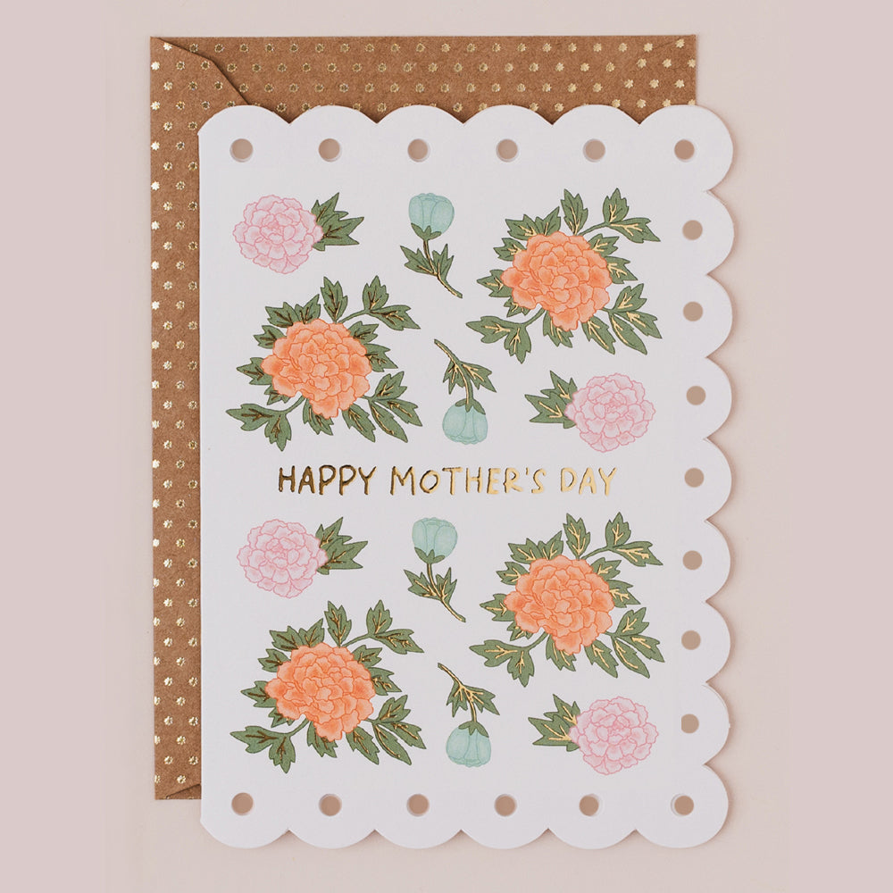 BR131-Apple & Clover-Mother'S Day Hydrangea Floral-Card-Broderie
