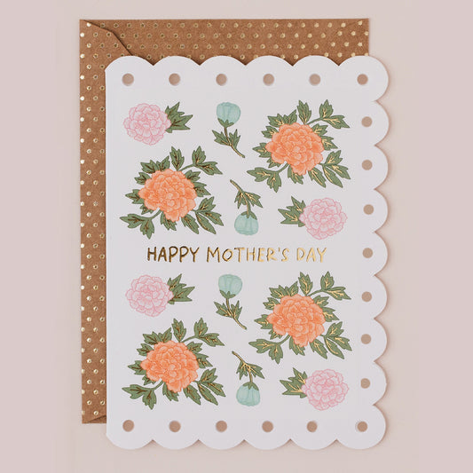 BR131-Apple & Clover-Mother'S Day Hydrangea Floral-Card-Broderie