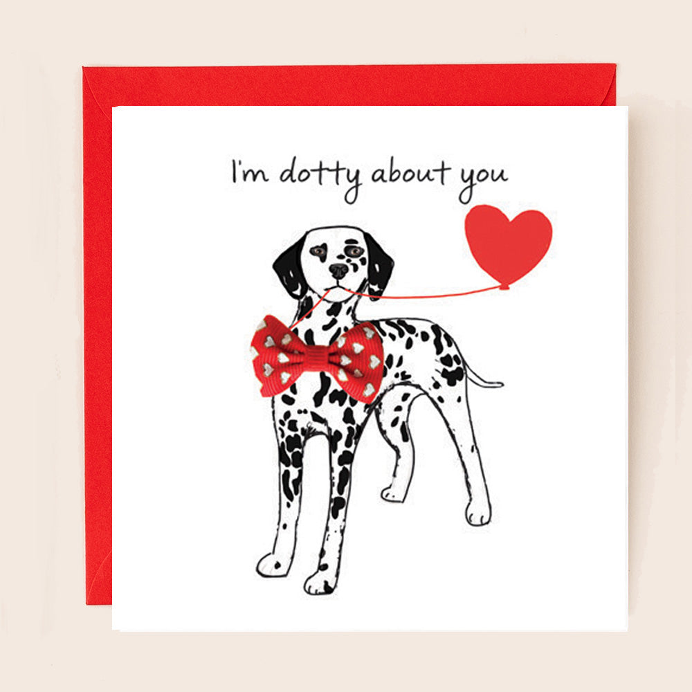BW026-Apple & Clover-Dotty Dalmatian-Card-Bow Collection