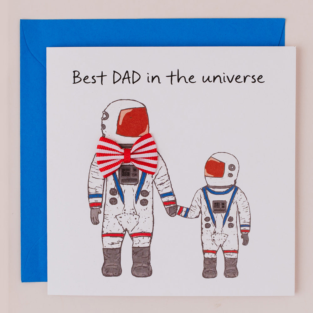 BW126-Apple & Clover-Space Universe-Card-Bow
