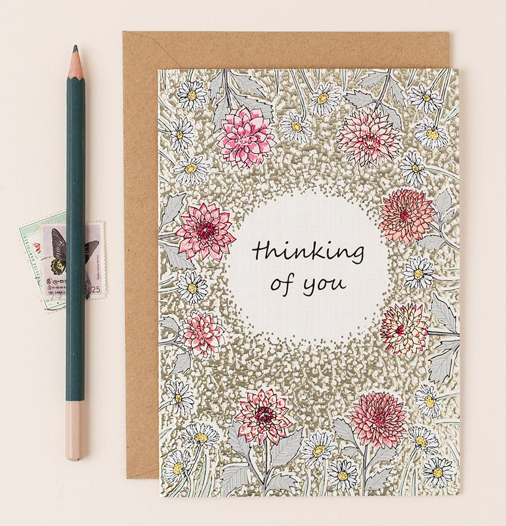 FA072-Apple & Clover-Thinking Of You-Card-Botanicals Collection