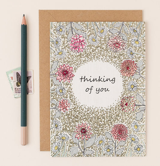 FA072-Apple & Clover-Thinking Of You-Card-Botanicals Collection